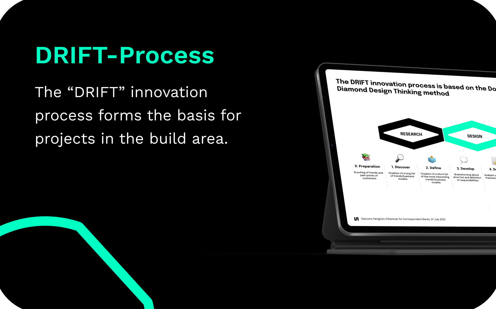 Drift-Proccess forms the basixc for projects in the build area