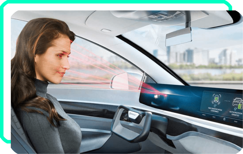 Blogpost about financial sector: Face Authentication Display from automotive supplier Continental. Identifies users using a camera behind the display. Detects attempts at fraud.