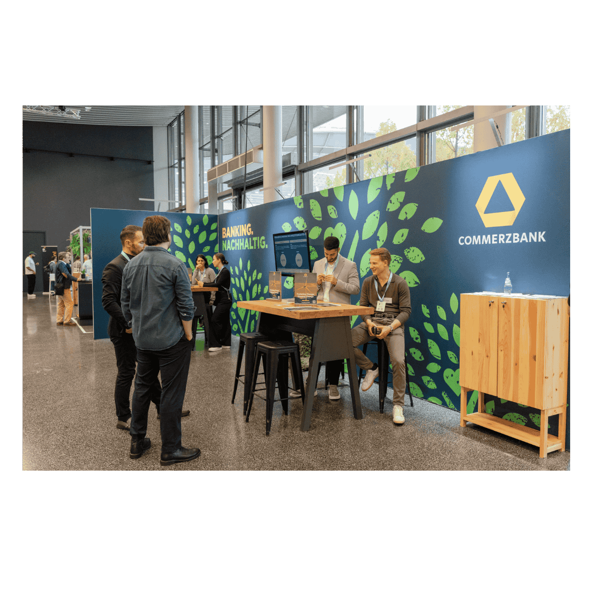 Ausstellerstand Commerzbank