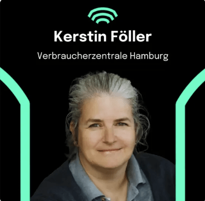 Kerstin Föller auf Podcastvisual vom Talk Between the Towers