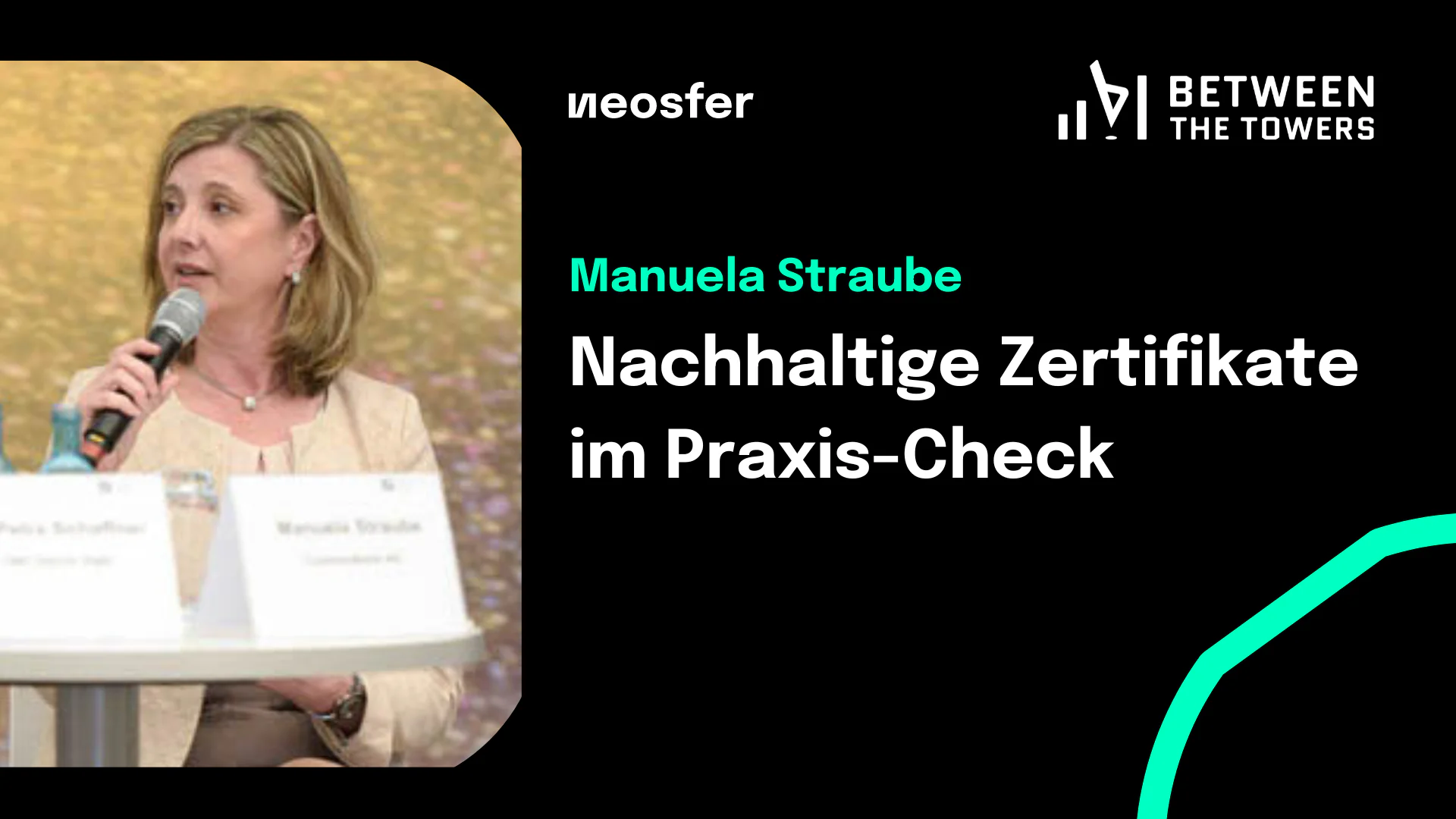 BTT Between the Towers neosfer Manuela Straube Nachhaltige Zertifikate