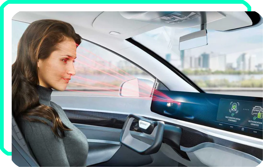 Blogpost about financial sector: Face Authentication Display from automotive supplier Continental. Identifies users using a camera behind the display. Detects attempts at fraud.