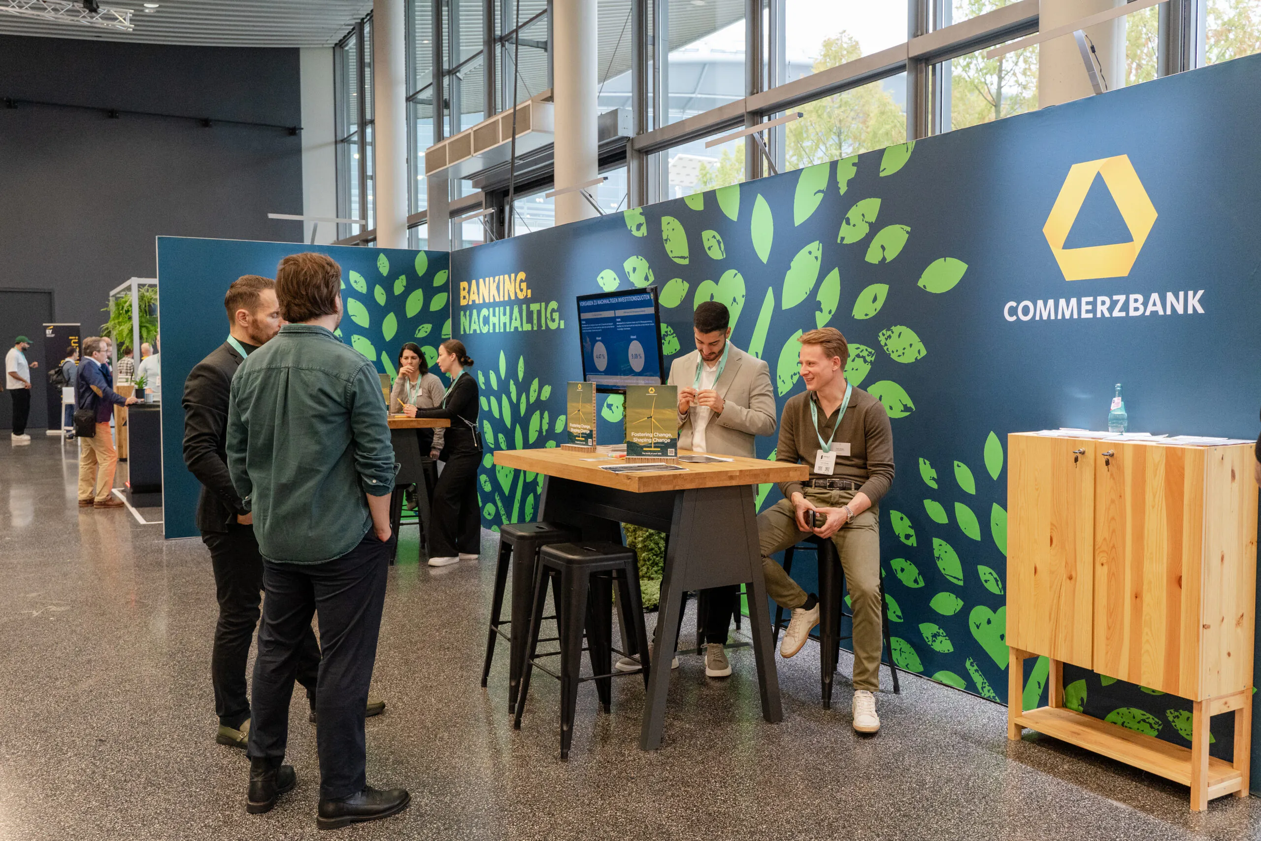 Ausstellerstand Commerzbank