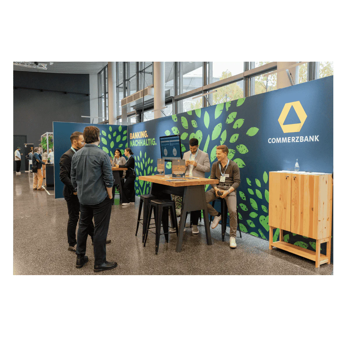 Ausstellerstand Commerzbank