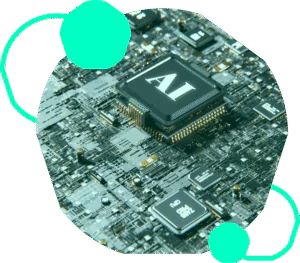 Titelbild AI mit einem Chip