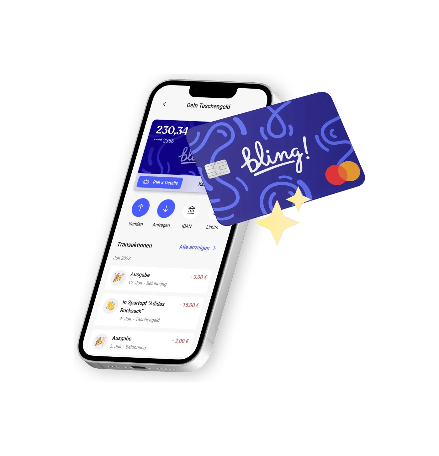 Mock-Up Smartphone Bling App